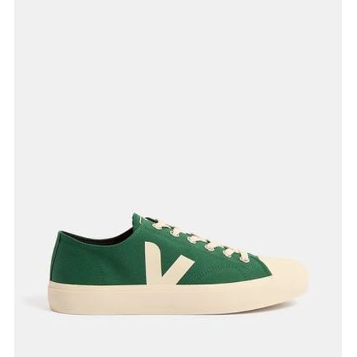 Vges Wata Ii Low Pour Hommes - Baskets Casual En Toile, Vert Clair Et Blanc - 42