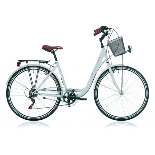Velo Central Park 28' Femme 6vit - Blanc