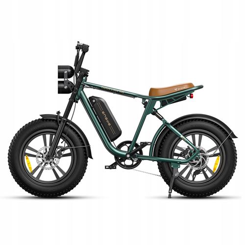 Velo Electrique Engwe M20 - Autonomie 75km - 45km/H - Moteur 750w - Tout Suspendu - Pneus Montagne 20 Pouces - Shimano 7 Vitesses - Vtt Fat Bike - Batterie 48v13ah - Draisienne Electrique - Vert
