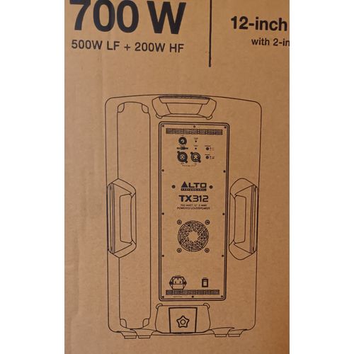Vend enceinte amplifie ALTO TX312 700 watts  deux voies , trs peu servie