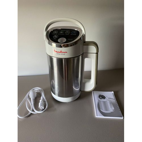 Vends Blender chauffant  Easy Soup  de Moulinex, 5 programmes, 1,2 L, blanc