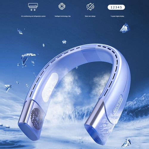 Ventilateur De Cou Sans Lame Portable, Refroidissement Par Air Portable