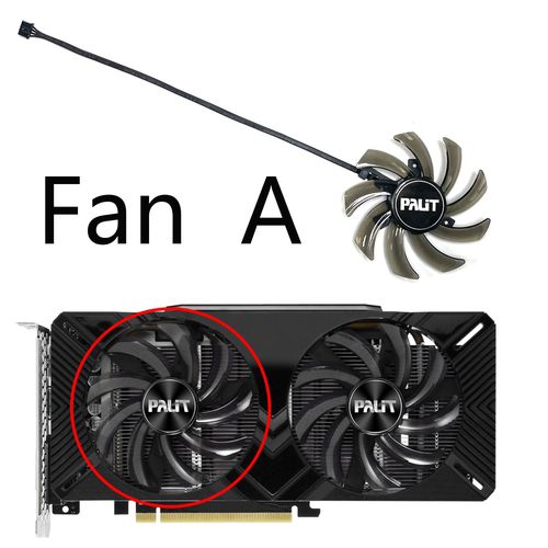 Ventilateur de refroidissement pour carte de jeu Gamingpro,rapports de revenu 85mm,S2U,4Pin,GTX 1660,1660Ti,PNY Palit,RTX 2060,SUPoll2070,refroidisseur Gamingpro, - Type A