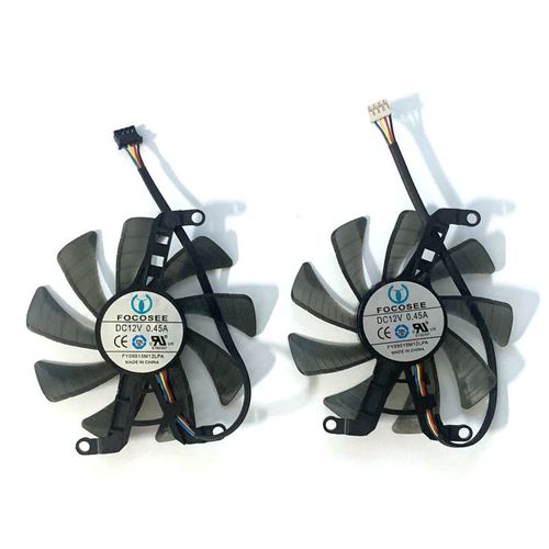 Ventilateur de refroidissement pour GPU,85mm,4 broches,DC 12V,0,45 a,RTX 3060,pour Galaxy RTX 3060,3060Ti,KFA2,RTX 3060 - Type 2pcs