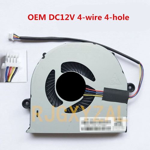 Ventilateur de refroidissement pour ordinateur portable,ASUS ROG Strix FX503,FX503VD,GL503VD,GL503,FCN,DC12,0,4 A,FCN4VBKLFAJN10 - Type OEM 12V 4wire 4hole