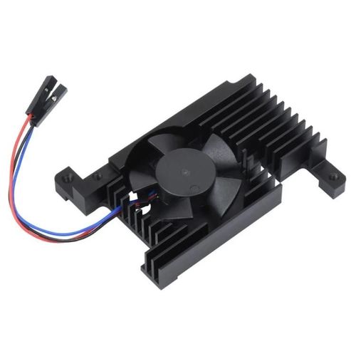 Ventilateur De Refroidissement Raspberry Pi 4b-Alliage D'aluminium,Conception Tout-En-Un-