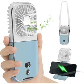 Mini Ventilateur Portable USB Rechargeable Silencieux 3 Vitesse