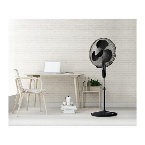 Ventilateur Sur Pied 40 Cm 45w Noir