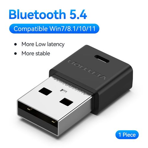 Vention USB Bluetooth adaptateur 5.3 5.4 Dongle pour PC haut-parleur sans fil souris clavier musique Audio rcepteur metteur Bluetooth - Type Bluetooth v5.4