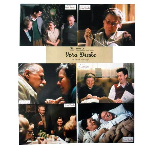 Vera Drake : Jeu De 6 Photos D'Exploitation Cinmatographique - Format 21x28 Cm - De Mike Leigh Avec Imelda Staunton, Phil Davis, Peter Wight, Eddie Marsan, Daniel Mays - 2005