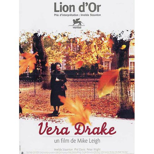 Vera Drake - Vritable Affiche De Cinma Plie - Format 40x60 Cm - De Mike Leigh Avec Imelda Staunton, Phil Davis, Peter Wight, Eddie Marsan, Daniel Mays - 2005