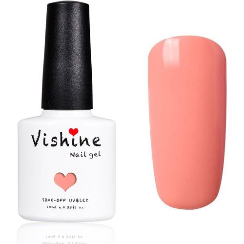 Vernis  Ongles Vernis Gel Semi Permanent Uv Led Couleurs Divers Nail Art Manucures 10ml Corail 121