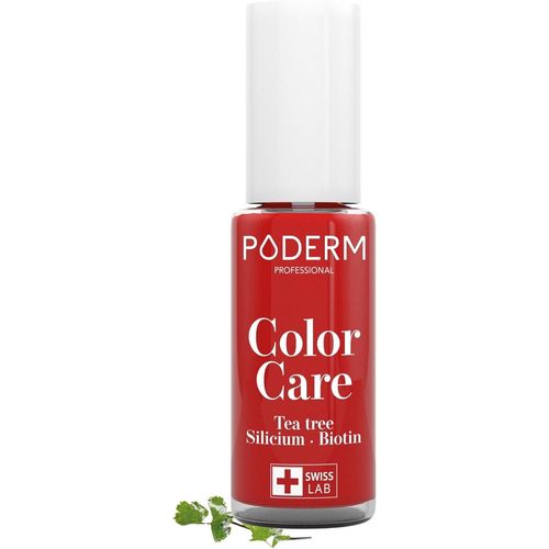 Vernis Rouge Puissant Tea Tree | Prvention & Traitement Des Ongles Jaunes/Abms Par Mycose | Soigne & Colore | Soin Professionnel Pied/Main | Facile/Rapide | Swiss Made
