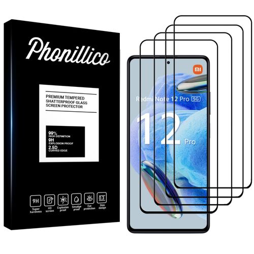 Verre Tremp Pour Xiaomi Redmi Note 12 Pro 5g [Pack 4] Film Vitre Protection Ecran Phonillico