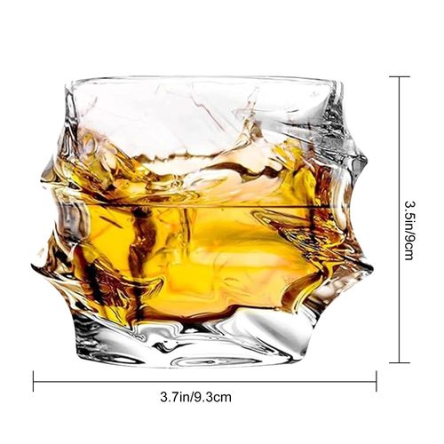 Verres  Whisky En Verre  Fond pais Et pais, Verres  Bourbon En Faux Cristal, Gobelets  Whisky Torsads, Verres De Poker De Nuit, 1/2/4 Pices-4 Pices