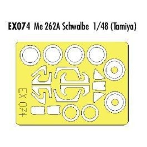 Verrire De Messerschmitt Me 262a Schwalbe Et Roues Etc (Pour Maquettes Tamiya) (Fait  Partir De Bande Jaune De Kabuki Japonais