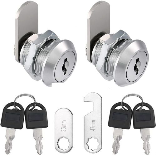 Verrou De Scurit Pour Barillet Bote Aux Lettres, Serrure Casier Meuble Tiroir Caisse Vitrine Verre  Came Porte Verrou De Placard Pour Tiroir D'armoire, Bote  Outils Avec Cls[Jia5280869]