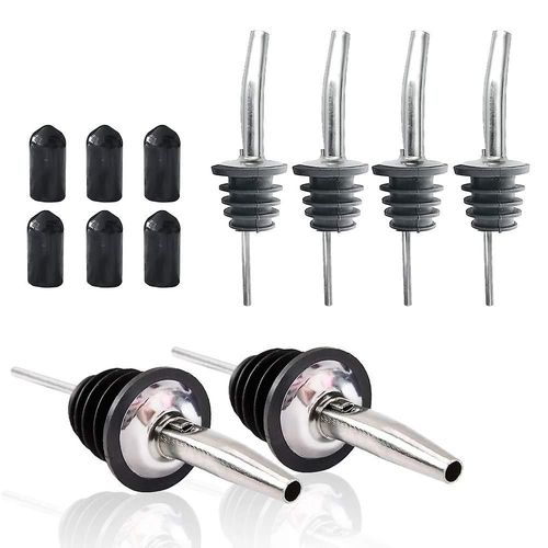 Verseur  Flux Libre En Acier Inoxydable 304, Verseur D'alcool, Verseur De Boissons, Verseur D'huile, Verseur De Bouteille