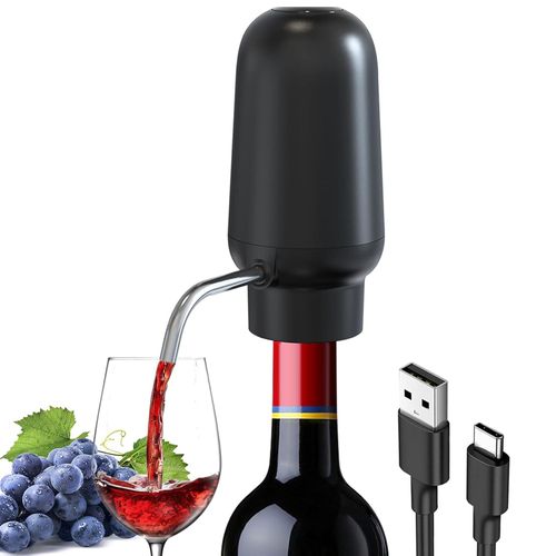 Verseur De Vin lectrique, Facile  Nettoyer, Carafe  Vin Pratique, Arateur De Vin Rechargeable  Haute Efficacit Pour La Maison, 1 Ensemble