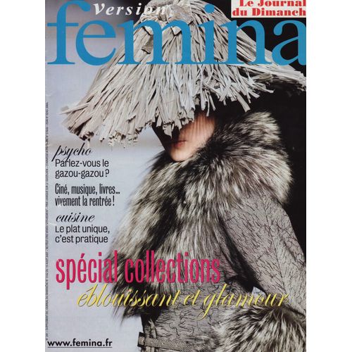 Version Femina (Edition Jdd) / 19-08-2007 N281 : Vanessa Paradis (1/4p) - Etienne Daho (1/4p)