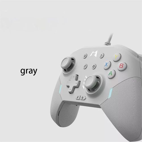 Version Filaire Gray - Manette De Jeu Filaire Huben M9w, Vibration Hd, Cl De Certes Linaire, Manette De Jeu Pour Nintendo Switch, Pc Android, Accessoires Ios