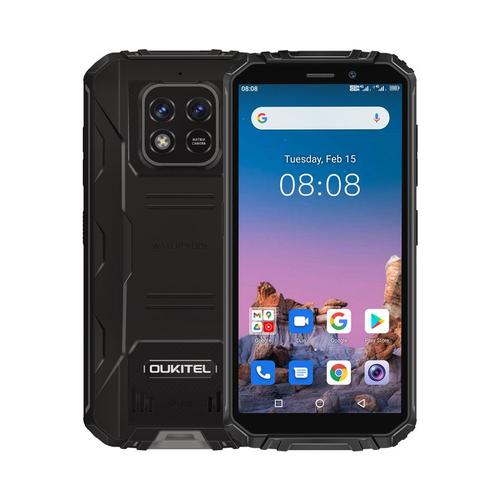 Version mondiale Oukitel WP18 12500mAh Smartphone robuste 4G + 32G Noir