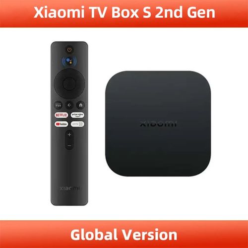 Version mondiale Xiaomi Mi TV Box S 2e gnration 4K Ultra HD Google TV 2GB 8GB Dolby Vision Google Assistant Netflix Wifi lecteur multimdia - Type Mi Box S 2nd Gen #A