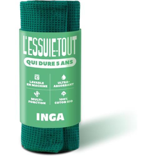 Vert - 5 X Essuie-Tout Rutilisables Lavables - Double-Face - Absorbant Et Schant - Fabriqu En Europe - Passez  L'essuie-Tout Lavable Qui Dure Cinq Ans