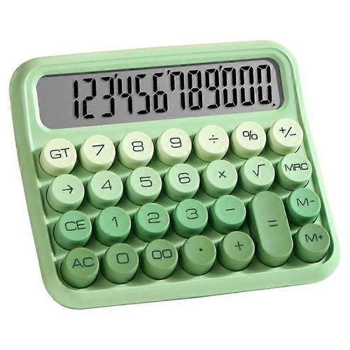 Vert Calculatrice Outil De Bureau Fournitures De Bureau Outil De Calcul tudiants Aide De Bureau Accessoire De Comptage Accessoire De Comptage Approvisionnement