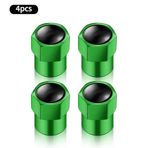 Vert - Couvercles De Tige De Jante En Alliage D'aluminium Pour Voiture, Accessoires De Carabine, Kit 308 408 508 Rcz 208 3008 2008 206 207 307 5008 4008, 4 Pices