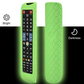 vert lueur - Coque de protection pour télécommande Samsung TV, étui en  Silicone