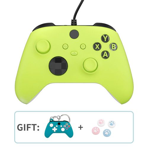 Vert - Manette De Jeu Filaire Pour Xbox One Series S X, Contrleur De Vibration, Manette De Jeu, Pc, Sem Fio