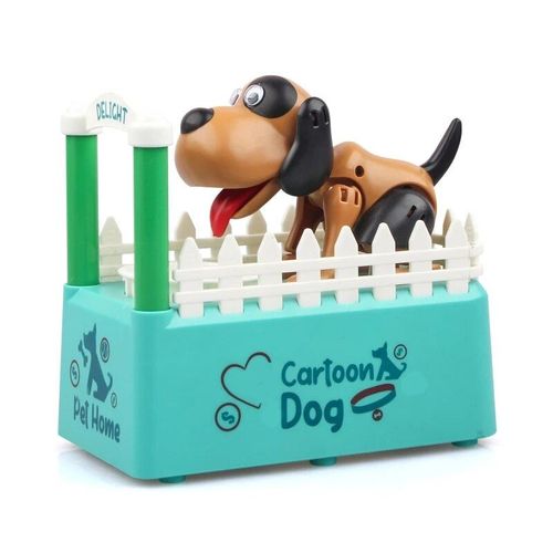 Vert - Simulation De Banque En Plastique Vert/Rouge, Bote  Pices De Chien Mignon, Cadeau D'art Numrique, Bote D'pargne D'argent Pour La Dcoration De La Maison A2ub