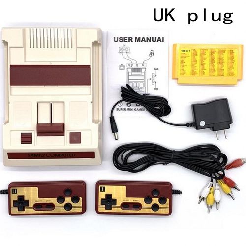 Vert - Super Nouveau 8 Bits Tv Game First Rs-35 Rouge Et Blanc Machine De Jeu 632 Jeu Double Jeu Nostdchir Ic Pour David Carte Machine De Jeu