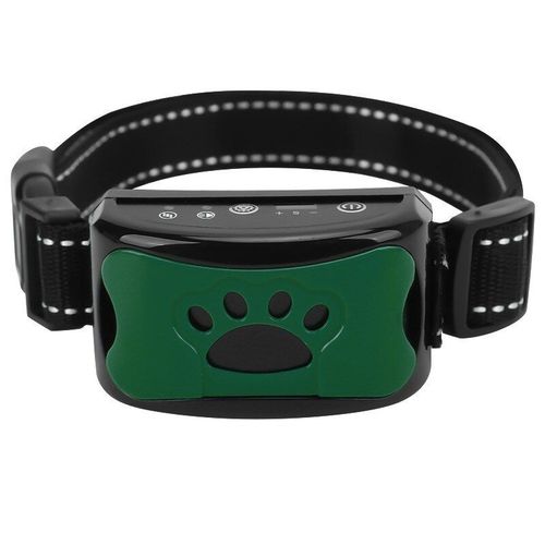 Vert - Tinmiu Ultrasonic Dog Training Collar Electric Anti Barking Devices Usb Chargeable Stop Barking Vibration Anti Bark Devices