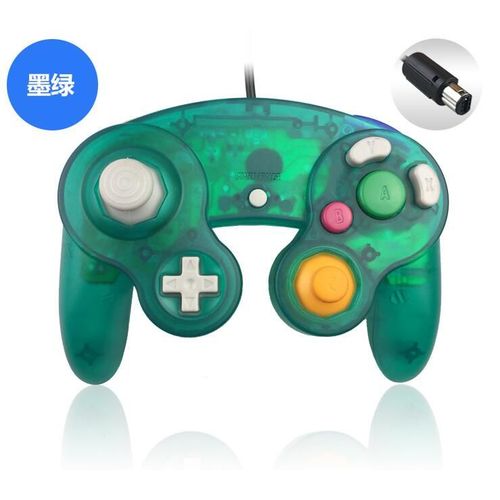 Vert Transparent 1 - Couleur Transparente Pour N-G-C Gamepad Un Bouton Filaire Contrleur De Jeu Joystick Pour G-Amec-Ube Pour G-C