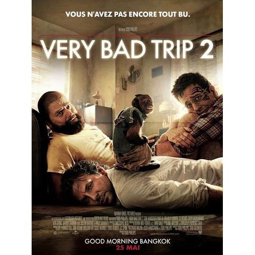 Very Bad Trip 2 /Deux (The Hangover Part 2) - Vritable Affiche De Cinma Plie - Format 40x60 Cm - De Todd Phillips Avec Bradley Cooper, Zach Galifianakis, Ed Helms, Paul Giamatti - 2011