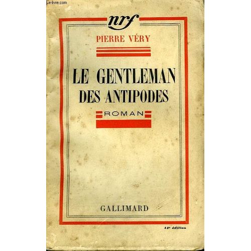 Le Gentleman Des Antipodes   de pierre very