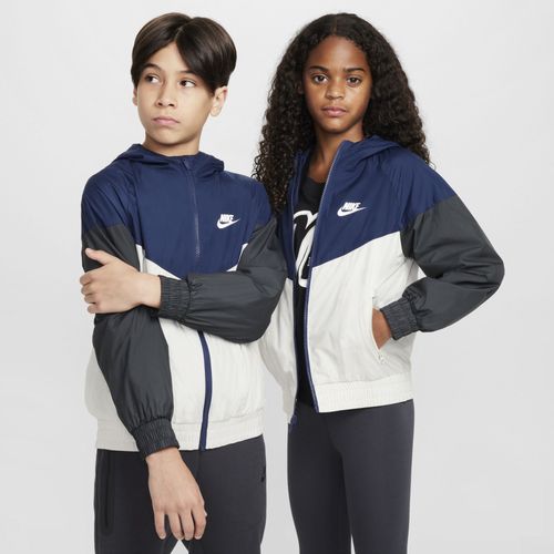 Veste  Capuche Dperlante Nike Sportswear Windrunner Pour Ado - Bleu - Xs