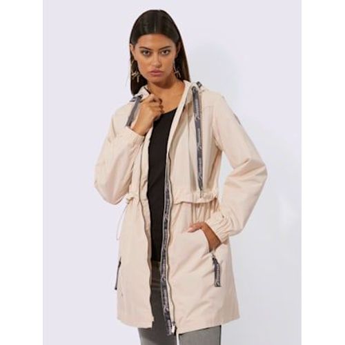 Veste  Capuche Polyester Recycl - Creation L - Couleur Ivoire