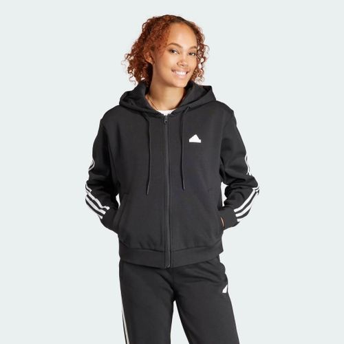 Veste  Capuche Zippe 3 Bandes Future Icons Adidas - Black - L