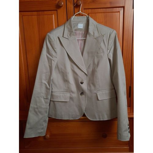 Veste Beige Effet Satin Taille 44