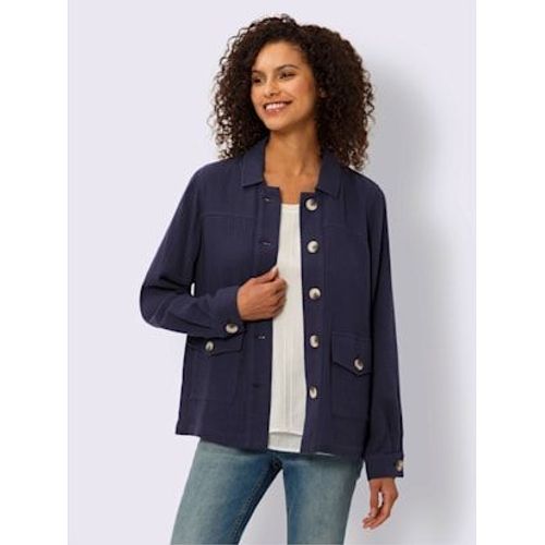 Veste Chemisier Qualit Structure Tendance - Linea Tesini - Marine