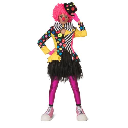 Veste Clown Multicolore Femme - Taille: M / L