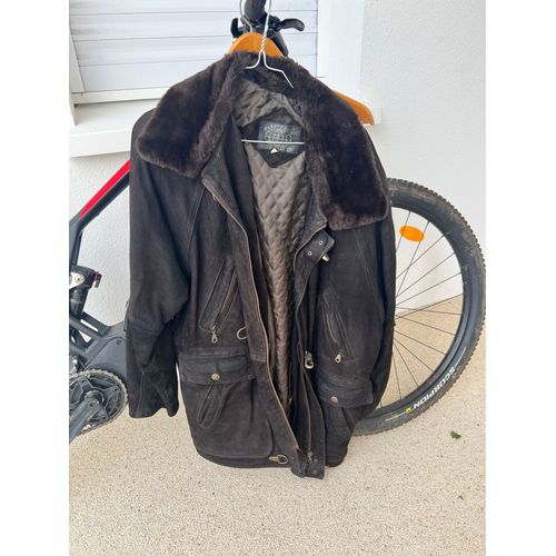 Veste Cuir 3/4 Taille L Made In France