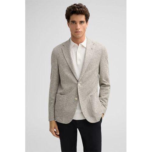 Veste De Costume En Coton Mlang Flex Cross Acon, Beige Structur