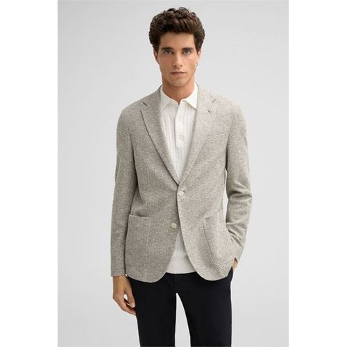 Veste De Costume En Coton Mlang Flex Cross Acon, Beige Structur