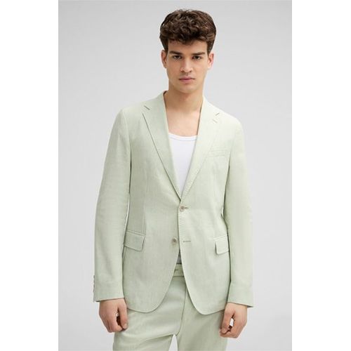 Veste De Costume Modulaire Acon En Lin Mlang, Vert Clair