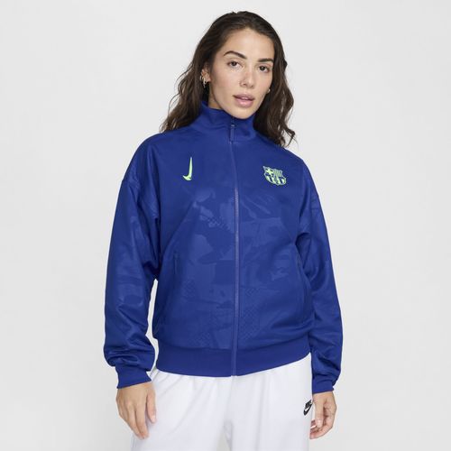 Veste De Foot Nationale Nike Dri-Fit Fc Barcelone Strike 3e Tenue Pour Femme - Bleu - L (Fr 46-48)