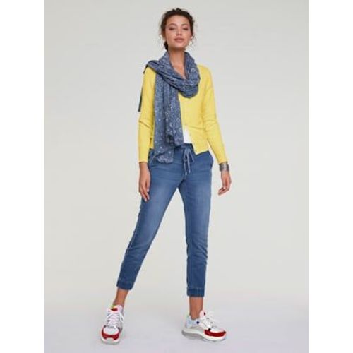 Veste En Tricot Fin Style Cardigan - Linea Tesini - Jaune